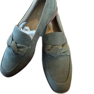 Market & Spruce‎ x Stitch Fix Abrina Braid Loafers Olive Green Neutral Casual